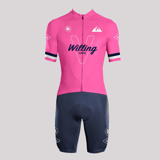 WILLING X PEDALARE Anniversary SS Jersey Mens Pink