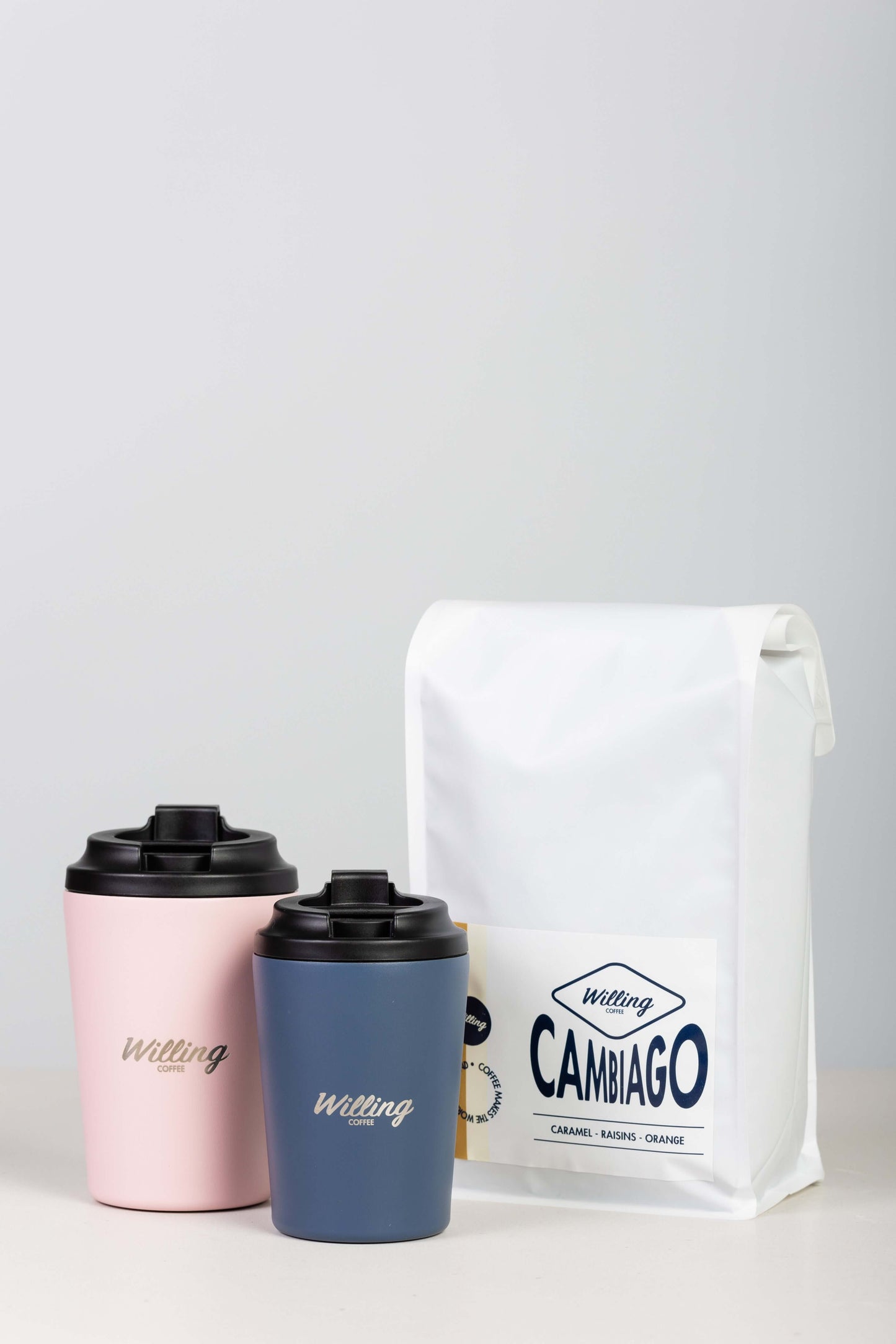 Willing Coffee Signature Blend - 1kg Bag with captivating tasting notes of caramel, raisin, and orange. Experience a delightful and rich coffee experience!