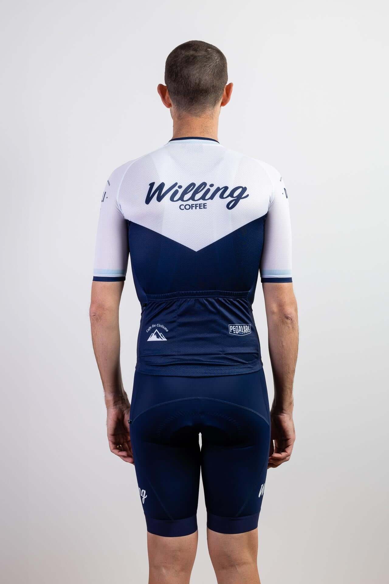 Willing Coffee Men's Short Sleeve Cycling Jersey - Engineered with high-performance fabric for a comfortable and efficient ride. Elevate your cycling experience!
