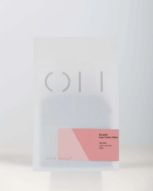 One Half Coffee - Ecuador Juan Velez Typica Mejorado Natural